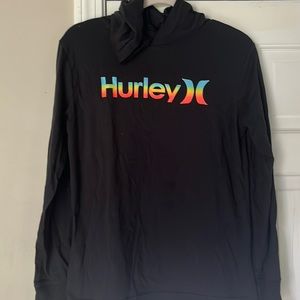 Hurley boys XL hooded t- shirt